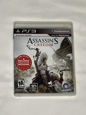 Assassin's Creed III (Sony PlayStation 3, 2012) - Complete w/ Manual
