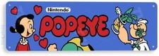 TIN SIGN Popeye Arcade, 80's, Retro, Console, Marquee, Game Room Decor, A578
