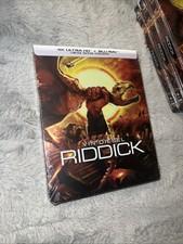 RIDDICK 4K UHD + Blu-ray LIMITED EDITION   STEELBOOK Vin Diesel - HELPS STRAYS