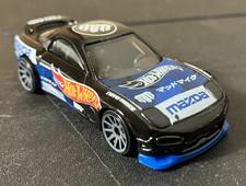 Black 1995 Mazda FD RX-7 Hot Wheels Speed Graphics 10/10 1:64 Diecast CLEAN NM