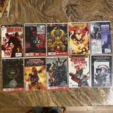 Lot of 10 Marvel Comic Book Lot 10 Avengers Infinity Guardians Winter Soldier