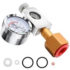 CO2 Refill Adapter for Soda, Filling Adapter with Pressure Gauge and Pressure...