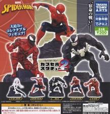 Marvel Spider Man Capsule Statue 2nd Mini Figure Anime Japan All set 5 TTA