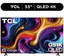 TCL Q51K 55" QLED 4K Google TV HDR PRO+ Dolby Vision 240Hz Smart TV