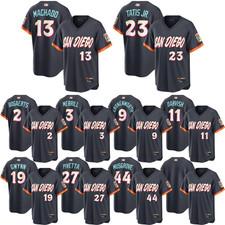 NWT Men's Padres Obsidian 2026 City Connect Stadium All Stitched Jersey S-3XL