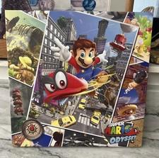 Rare Super Mario Odyssey Nintendo 12" x 12" Canvas Wall Print Official Licensed