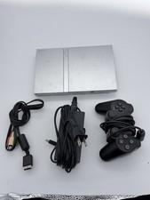 Sony PS2 Slim Silver SCPH-79001 Console w Power & AV Cables Tested & Works