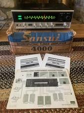Sansui 4000 Solid State receiver Tested & working! With original box / manuals