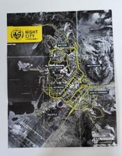 Cyber Punk 2077 Night City Map Cyberpunk