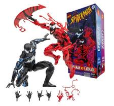 Marvel Legends Retro Series Symbiote Spider-Man vs Carnage 6" Action Figure