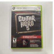 Activision Guitar Hero 5 Xbox 360 Manual Included Music Rhythm T
