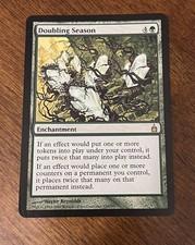 1x Doubling Season, Ravnica Rare, MTG