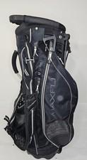 NEW MAXFLI U Series Flo-Bag 4.0 5-Way Black/Gray Golf Bag Stand & Cart Bag