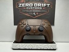 PS5 DualSense Edge Custom Wood Grain GuliKit TMR Clicky Face Kit Case