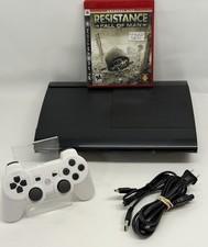 Sony PS3 Super Slim 250GB Console W/Controller &Game Black Cech-4201b