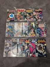 Lot of assorted vintage Marvel comics Punisher Fear Howard the duck 