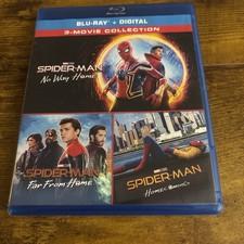Spider-Man: Far from Home & Homecoming & No Way Home Blu-Ray 3 Movie Collection