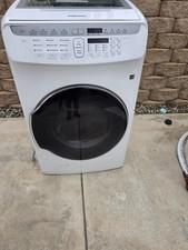Samsung DV545JGAW/XAA Front-Loading Gas as-is Dryer White Steam Sanitize