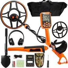 Waterproof Metal Detector Professional Rechargeable Gold Detector 12" Coil