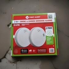 First Alert Voice Location Alerts  2 in 1 Smoke Carbon Monoxide Alarms- 2 PACK