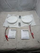 2 PACK UNIVERSAL Security Instruments Smoke And Fire Alarm ( Open Box ) 