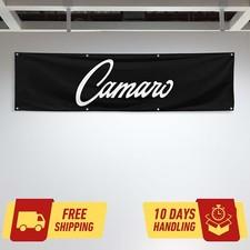 For Camaro Classic Fans 2x8 ft Flag Racing Birthday Gift Banner