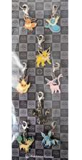 Pokemon Center Japan Metal Charm Keychain Eeveelution Jolteon Vaporeon etc