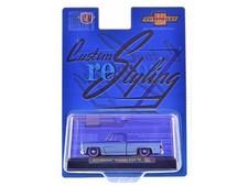 M2 1973 CHEVROLET CHEYENNE SUPER 10 PICKUP BLUE TWO TONE W/PIN STRIPE 31500-HS71