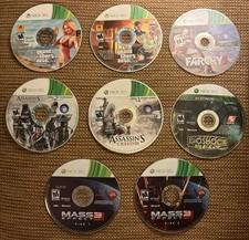 CLASSIC XBOX 360 BUNDLE (GTA V, AC III, Farcry 3, Bioshock, Mass Effect 3)