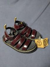 Dr. Martens Blair Platform Strap Sandals Cherry Red Womens Size 9 Vegan 23807600