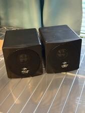 Pyle Home PCB3BK 3-Inch 100-Watt Mini Cube Bookshelf Speakers Pair (Black)