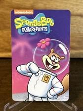 Spongebob Squarepants Arcade Coin Pusher Trading Card SANDY CHEEKS No Barcode