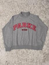Parke Women's Varsity Mockneck Sweatshirt Grey/Pink Set S/M
