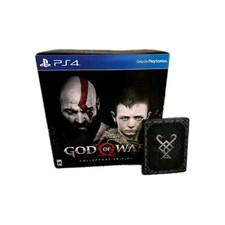 God of War COLLECTORS EDITION Complete w/ STEELBOOK (PS4, 2018) Only Game Opened