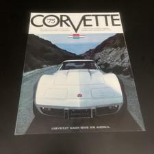 Original 1975 Chevrolet  Corvette dealer sales brochure, catalog