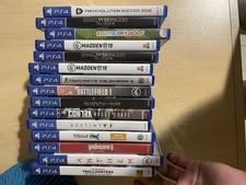 15 PS4 Games, Work for PS5, great condition, 