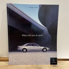 2001 Mercedes-Benz S-Class Dealership Car Auto Brochure Catalog