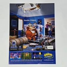 Crash Bandicoot The Wrath of Cortex PS2 Xbox Cubed Print Ad/Poster Art
