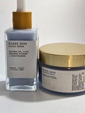 Truly Beauty GLASS SKIN SET - SERUM 1.7 Fl oz & CLEANSING BALM 3 oz NEW NO BOX