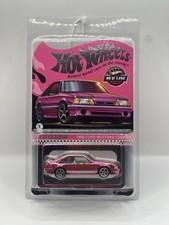 1993 Ford Mustang Cobra R Pink Hot Wheels RLC Exclusive Red Line Club NEW In Box