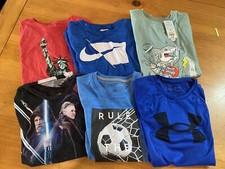 Youth Large bundle 6 short sleeve shirts Nike Under Armour Cat & Jack Disney