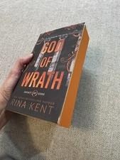 God of Wrath Rina Kent Signed Deluxe First Print Sprayed Edge Legacy Of Gods New