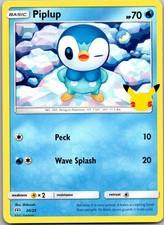 Piplup 020/025 Promo McDonald's 25th Anniversary Promos Pokemon Near Mint