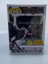 Funko POP! Marvel Venomized Groot #551 Hot Topic Exclusive Vinyl Figure DAMAGED