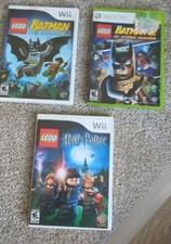 Lego Game Lot Of 3 Batman 1 And 2, Harry Potter Years 1-4