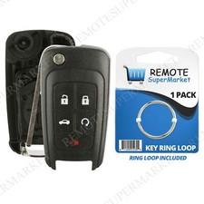 Replacement for Chevy Camaro Cruze Equinox Malibu Remote Key Fob 5b Shell Case