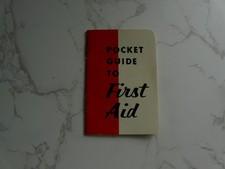 1961 National Safety Council Pocket Guide to First Aid