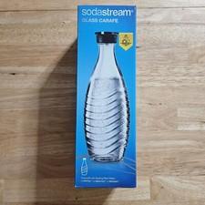 SodaStream 620mL Glass Carafe Sparkling Water Extra Carbonating Bottle NIB Read!