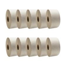 White Kraft Paper Water Activated Reinforced Tape 2.83 Inchx 150 Yards 10 Rolls