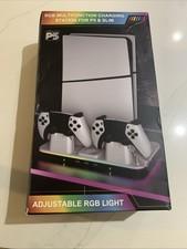 RGB Mutifunction Charging Station w/ Cooling Fan, for PS5 & Slim